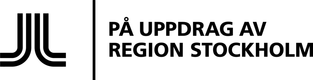 På uppdrag av Region Stockholm - logotyp